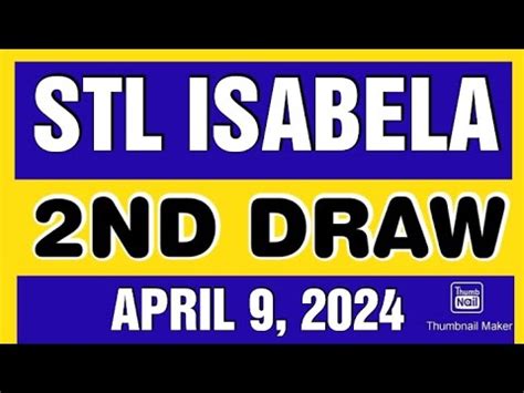 STL Isabela result today 7pm live 04 April 2024 .